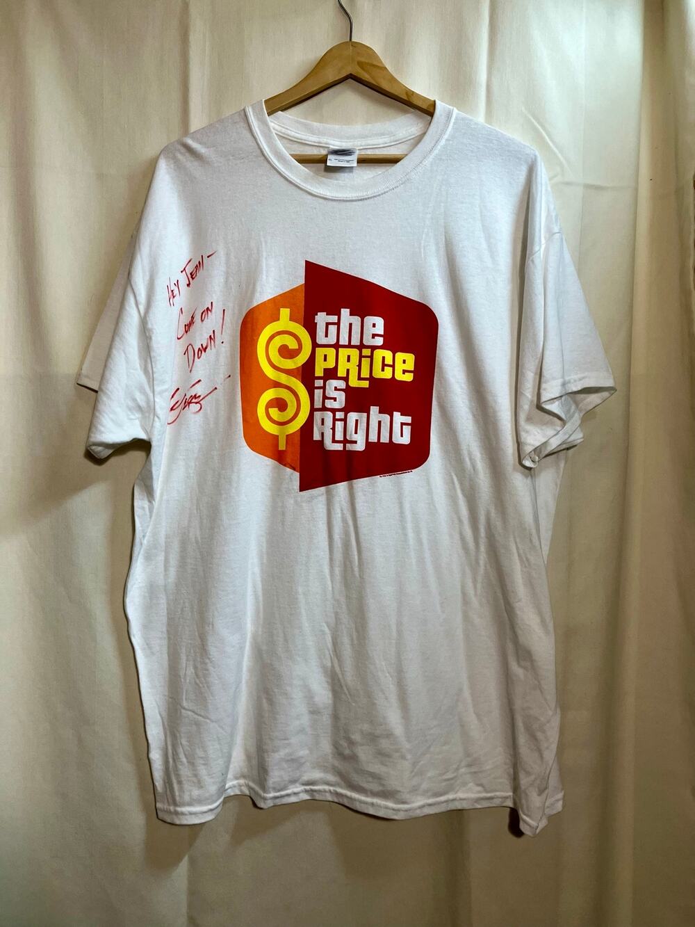 The Price Is Right Signed T-Shirt Unisex Size XL.